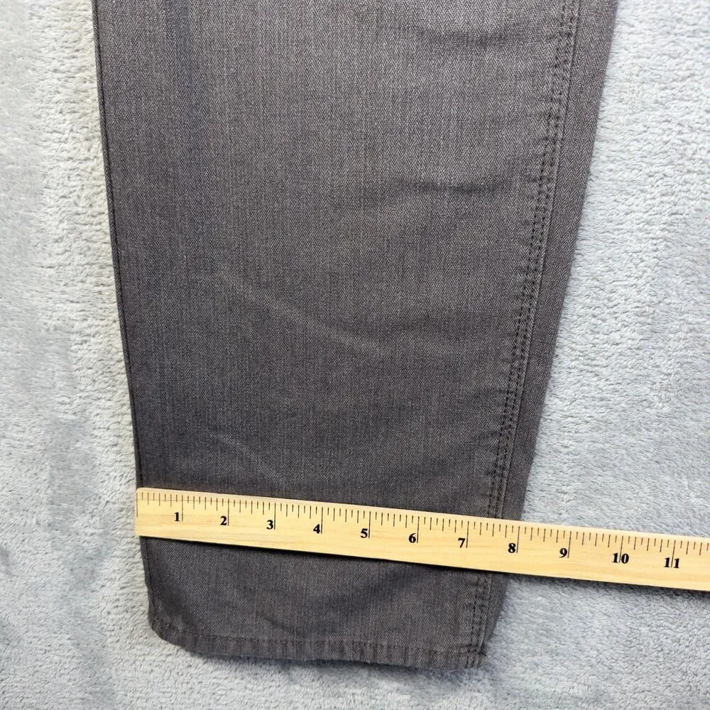 Hugo Boss Jeans Mens 36x34 Gray Vintage Wash Casual Everyday Straight Pants